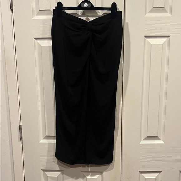 Open Edit Dresses & Skirts - Chic Black Midi Skirt for Women